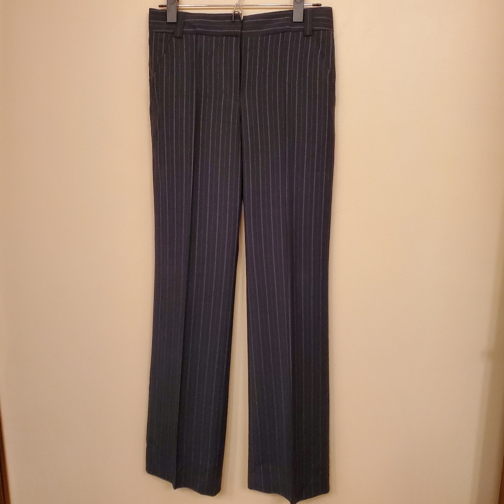 J. CREW navy pinstripe dress pant SIZE 2